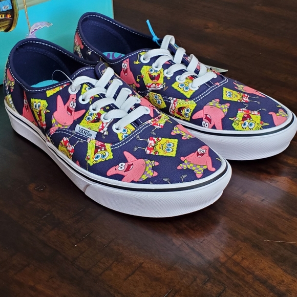 Vans Comfycush Authentic SpongeBob Alohabob Men Size 9, Women Size 10.5 - Picture 4 of 11